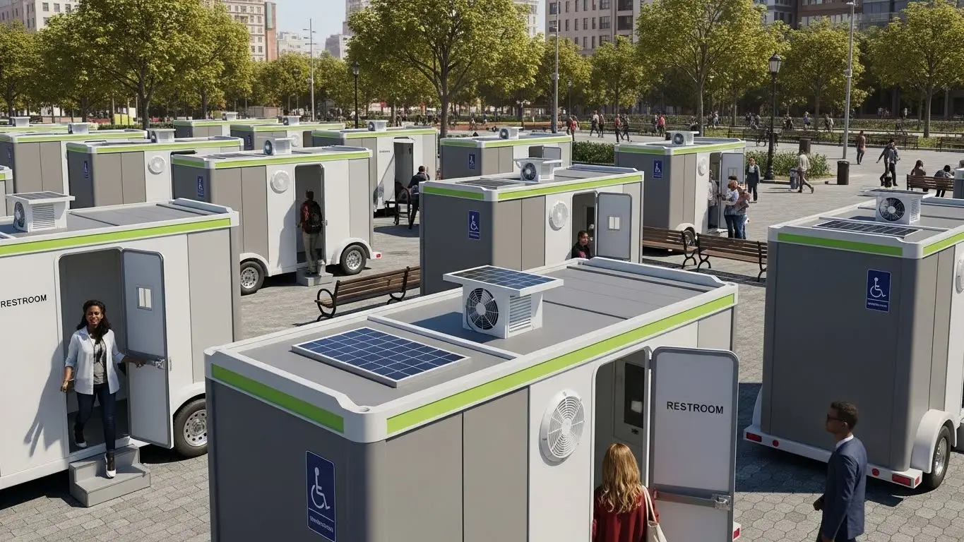 convenient mobile sanitation facilities