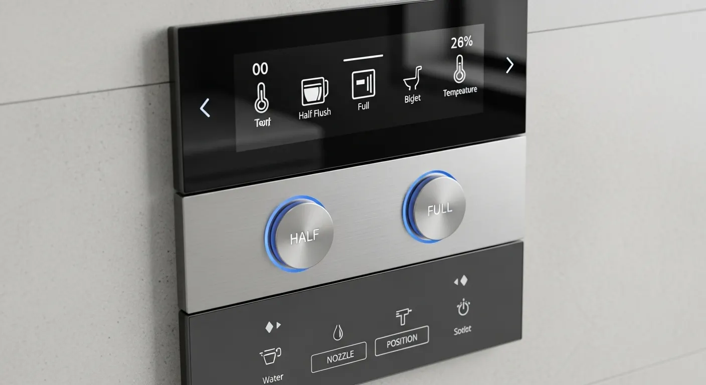 convenient modular toilet control units