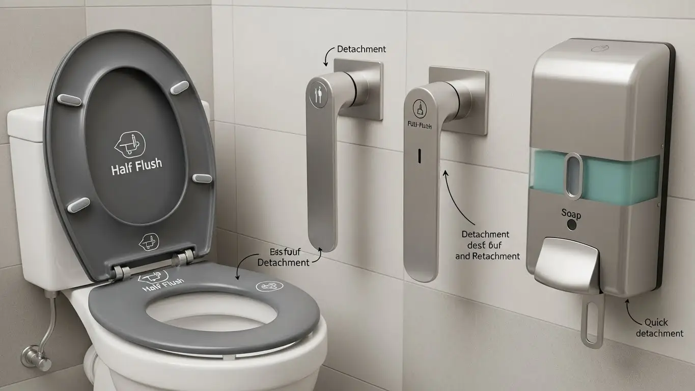 customized toilet detachables