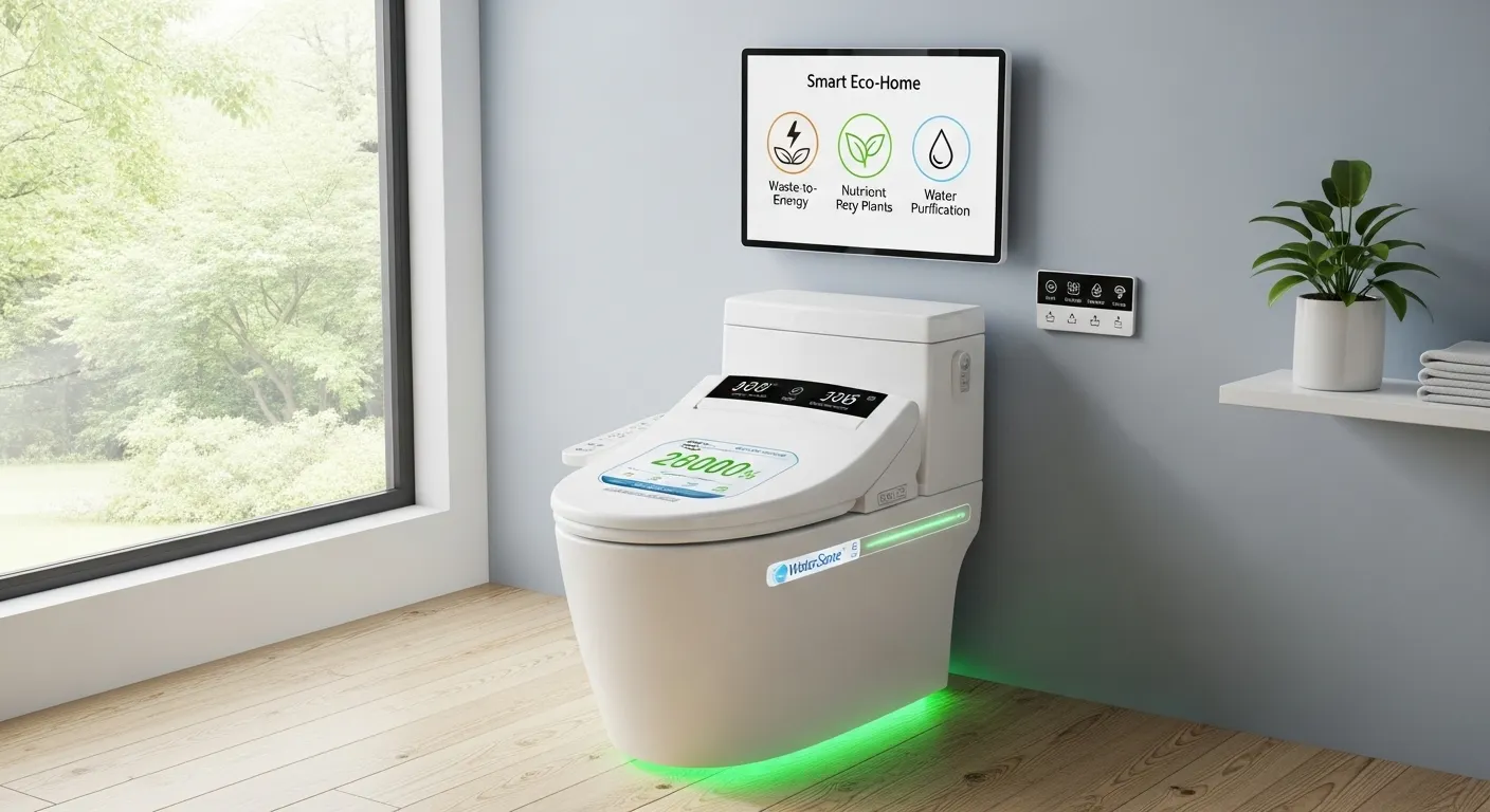 environmentally friendly intelligent toilet technology