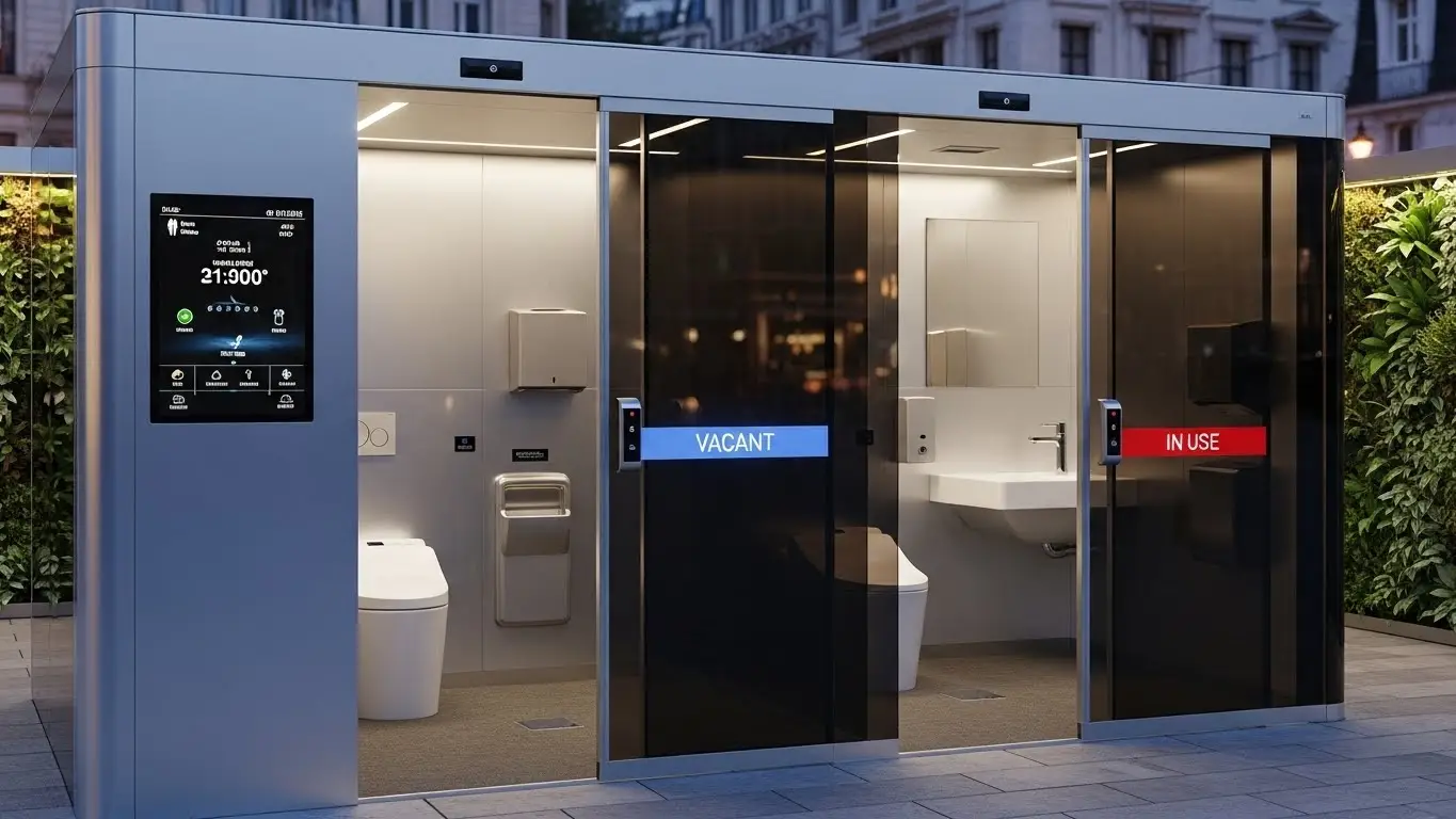 high-tech public toilets