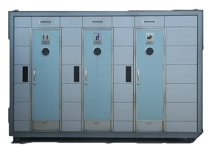 large-capacity temporary toilet units