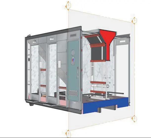 large-capacity temporary toilet units