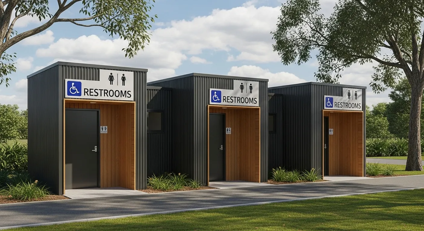 modular and convenient sanitation facilities