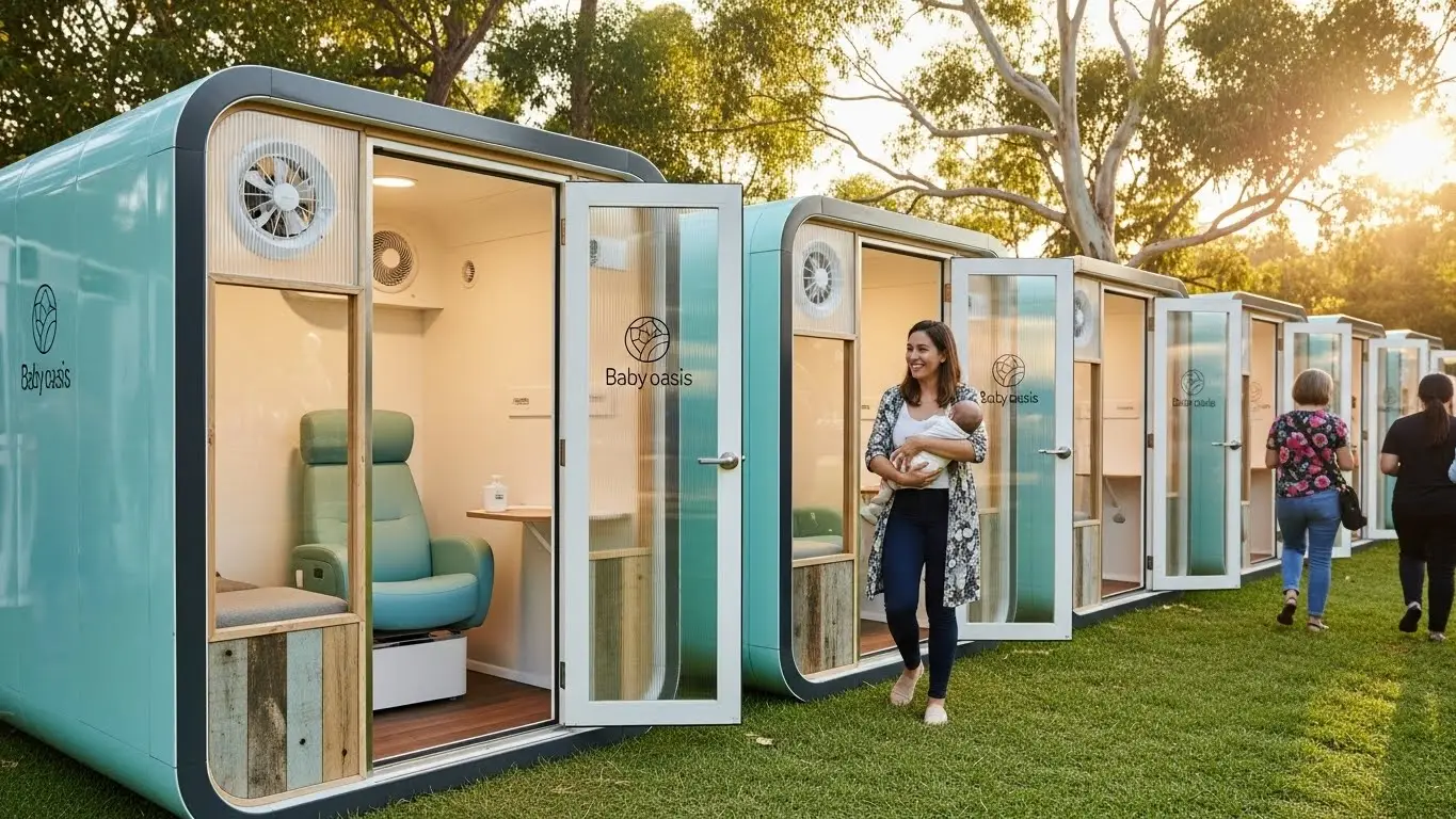 outdoor portable breastfeeding rooms