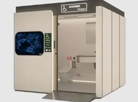 sustainable portable toilet module