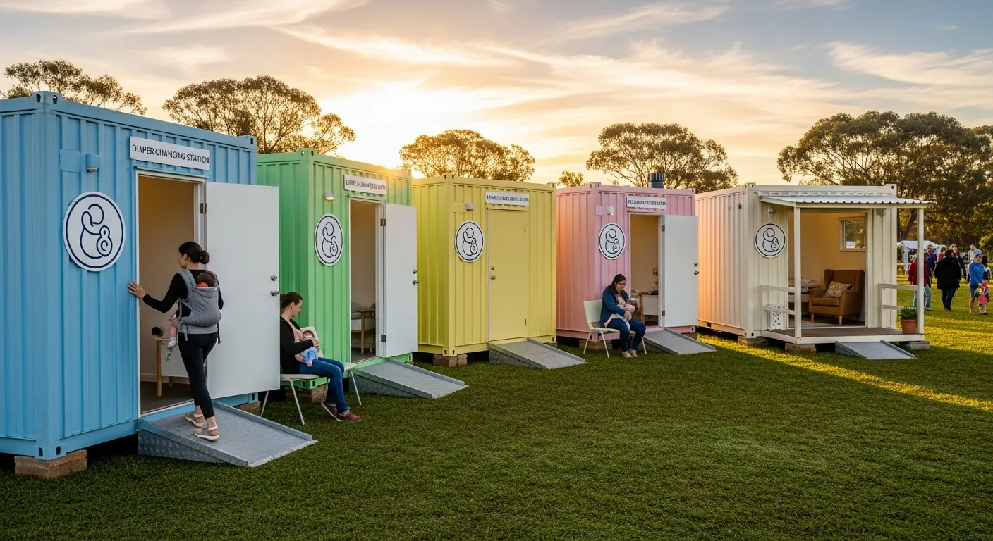 temporary mother and baby care rooms