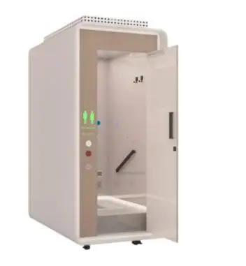 air-conditioned portable toilet